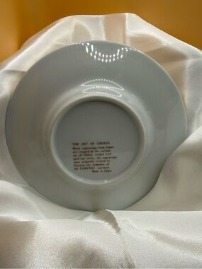 Decorative White Porcelain Plate